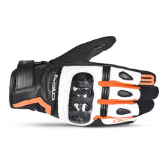 Bela Air Flow Donna Guanti moto estivi Nero / arancia left
