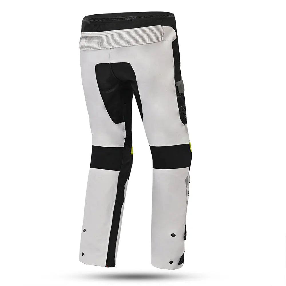 BELA CROSSROAD EXTREME WP PANTALONI UOMO MOTO TESSUTO GHIACCIO GRIGIO GIALLO FLUO 