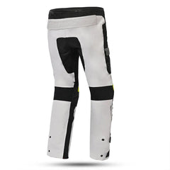 BELA CROSSROAD EXTREME WP PANTALONI UOMO MOTO TESSUTO GHIACCIO GRIGIO GIALLO FLUO 