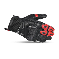 Bela Rocket Short Rossa/Nero Guanto da Motociclista right