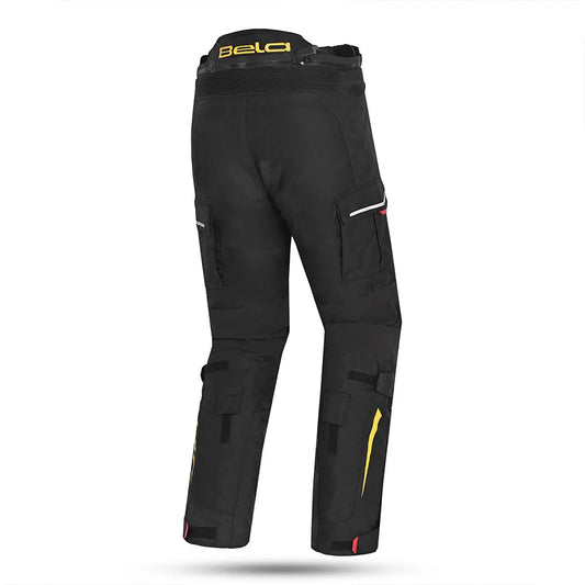 Bela Transformer Pantaloni da moto per uomo - Nero / Giallo fluor back