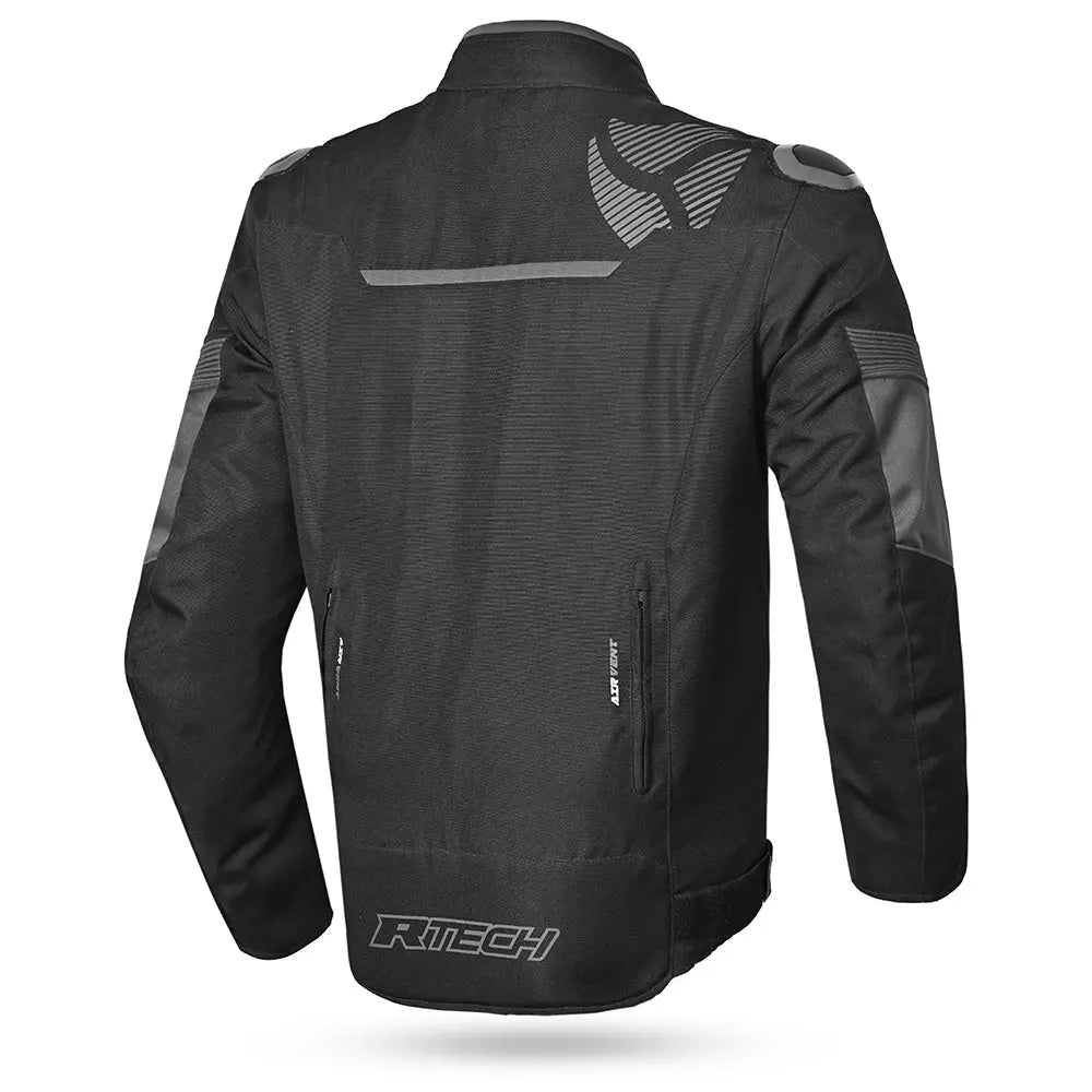 R-TECH Chaqueta Textil Knight Rider (Short) Negro/Antracita - SECURTEX MOTOR S.L (t/a MaximoMoto)