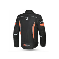 Bela Bradley Nero/Arancione Giacca Tessile da Moto Limited Edition back