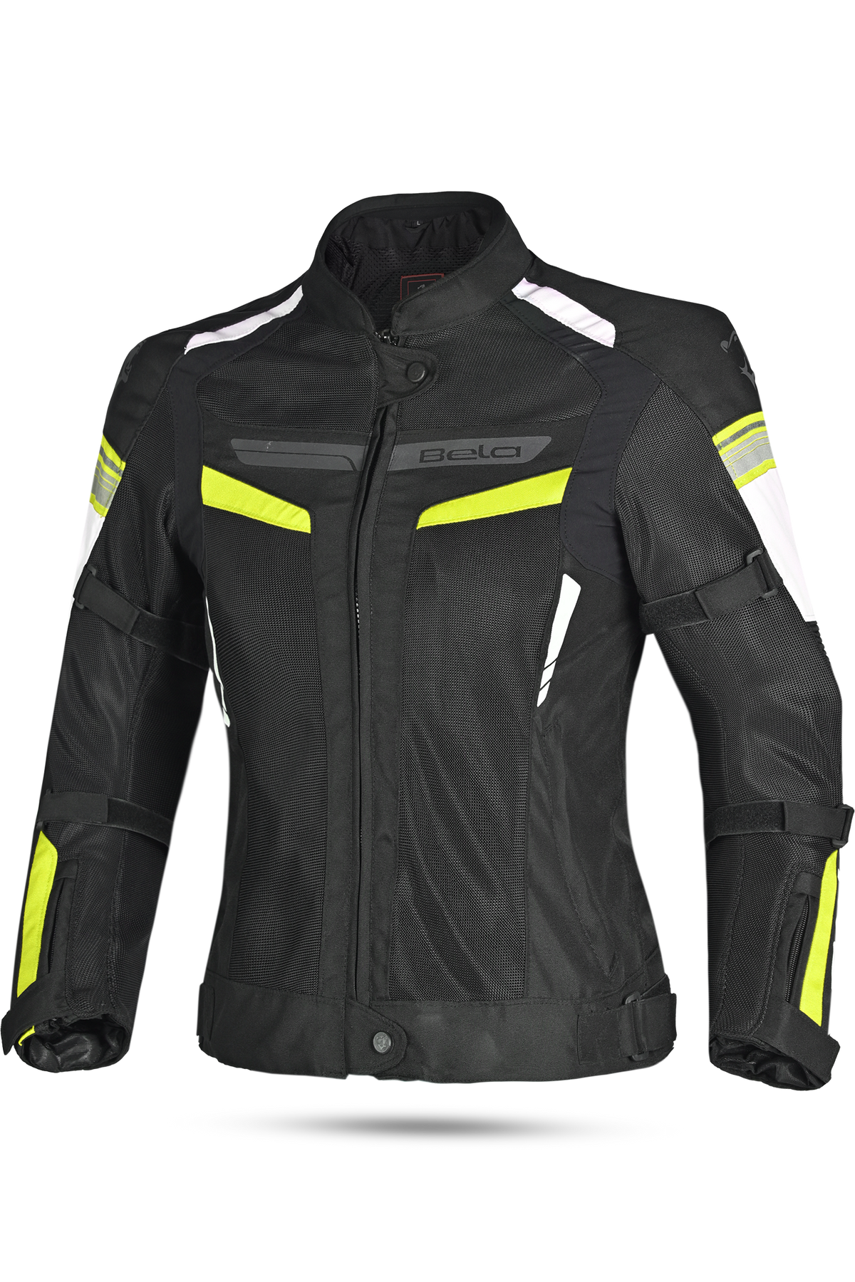 BELA Giacca moto SPRINTER 2 strati Donna Nero Giallo Flu 