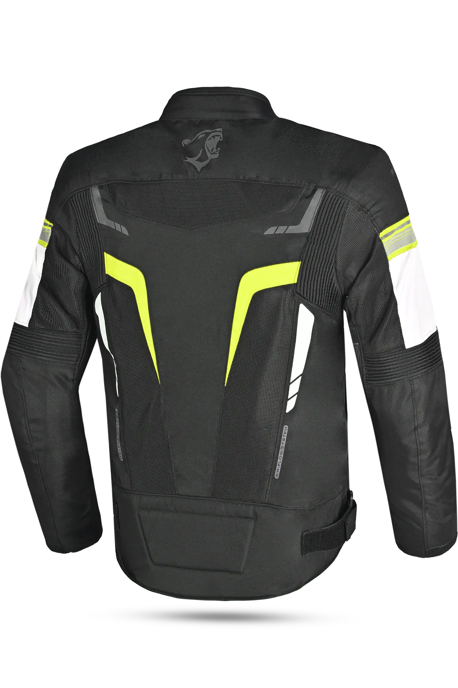 BELA Giacca moto SPRINTER 2 strati Uomo Nero Giallo Flu 