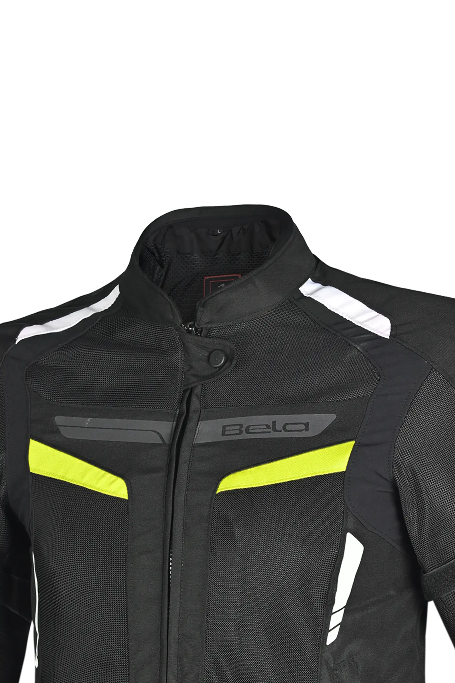 BELA Giacca moto SPRINTER 2 strati Uomo Nero Giallo Flu 