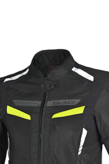 BELA Giacca moto SPRINTER 2 strati Uomo Nero Giallo Flu 