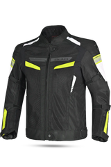 BELA Giacca moto SPRINTER 2 strati Uomo Nero Giallo Flu 