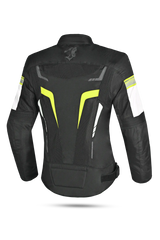 BELA Giacca moto SPRINTER 2 strati Donna Nero Giallo Flu 