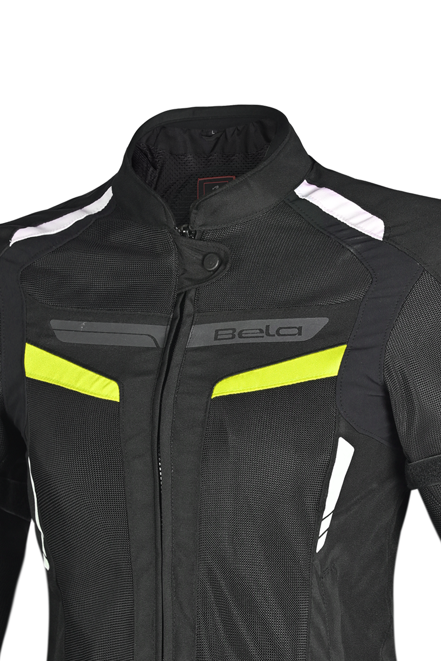 BELA Giacca moto SPRINTER 2 strati Donna Nero Giallo Flu 