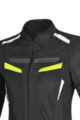 BELA Giacca moto SPRINTER 2 strati Donna Nero Giallo Flu 