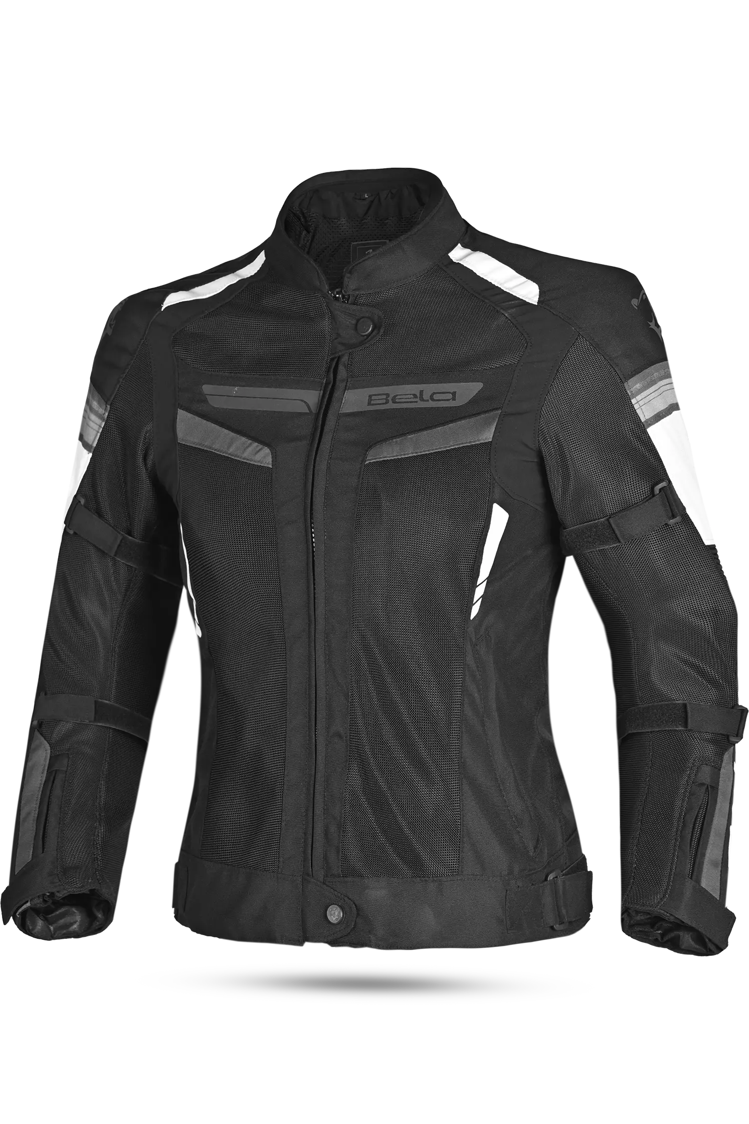 Bela Sprinter Giacca moto per donna Nero/Grigio 