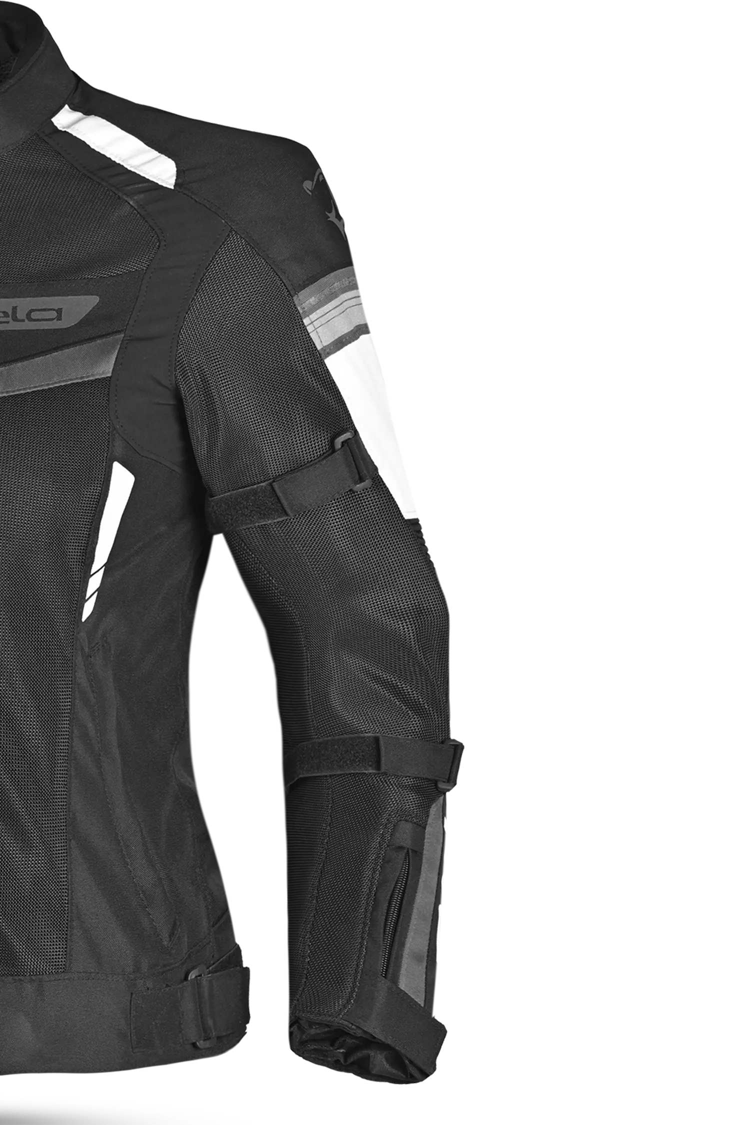 Bela Sprinter Giacca moto per donna Nero/Grigio 