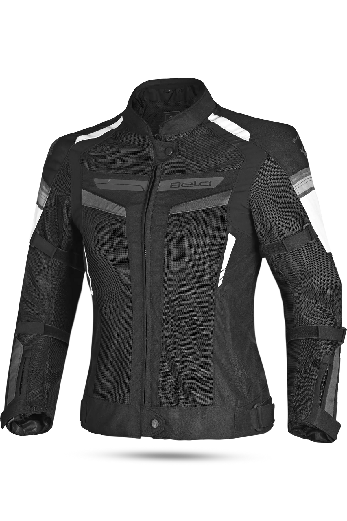 Bela Sprinter Giacca moto per donna Nero/Grigio 