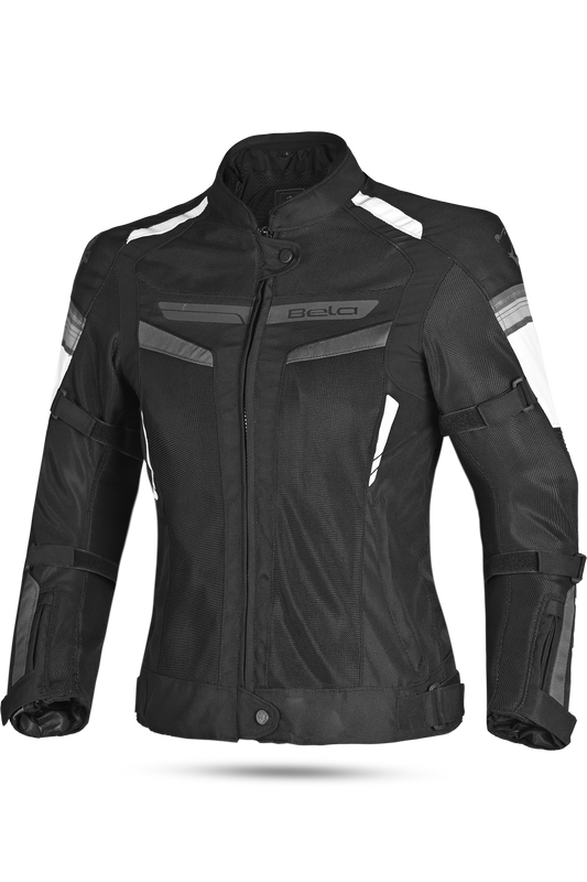 Bela Sprinter Giacca moto per donna Nero/Grigio 