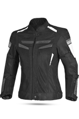 Bela Sprinter Giacca moto per donna Nero/Grigio 