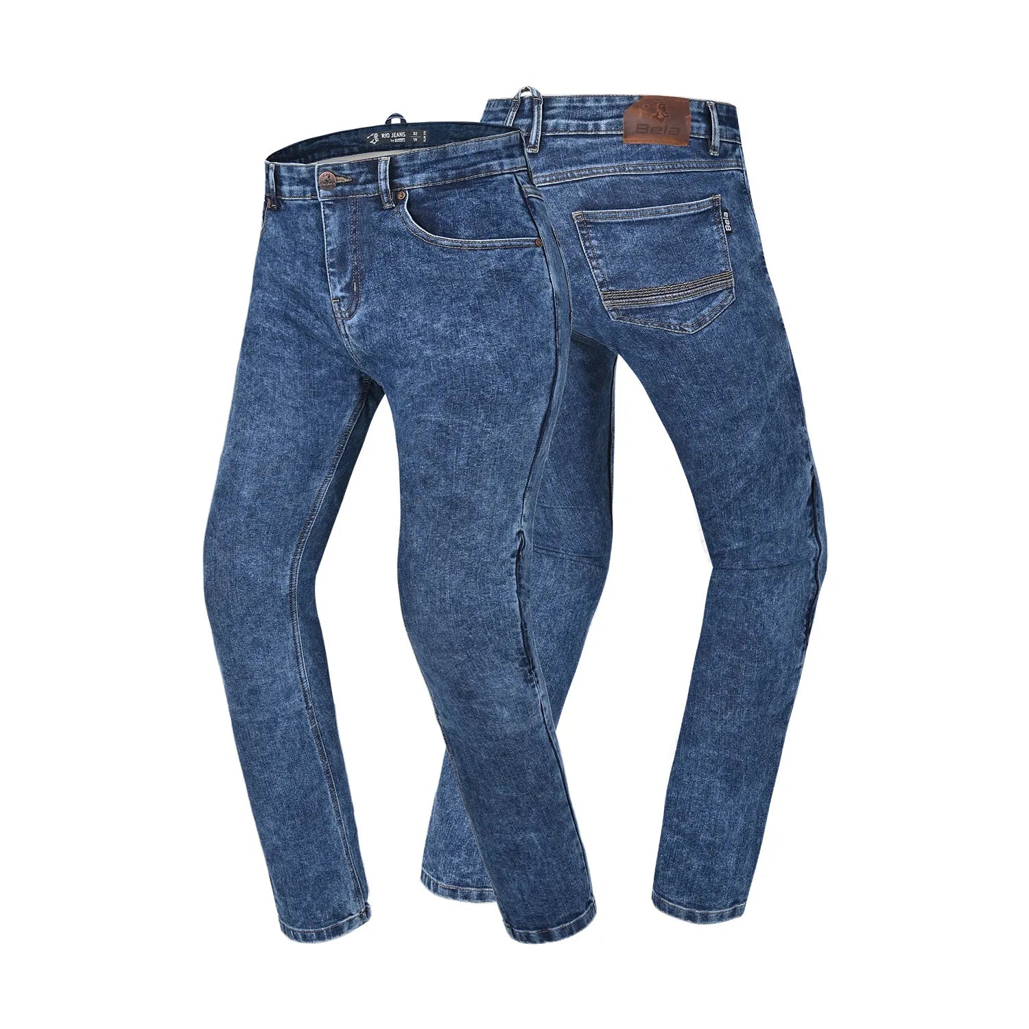 BELA RIO MUJER PANTALON RANDOM AZUL 
