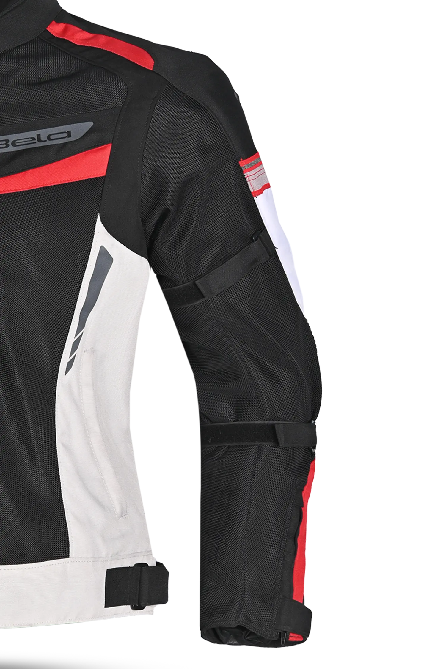 Bela Sprinter Giacca moto per donna Nero/Ghiaccio/Rosso 