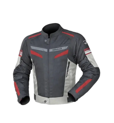 BELA Giacca moto SPRINTER 2 strati Uomo Nero/Ghiaccio/Rosso 