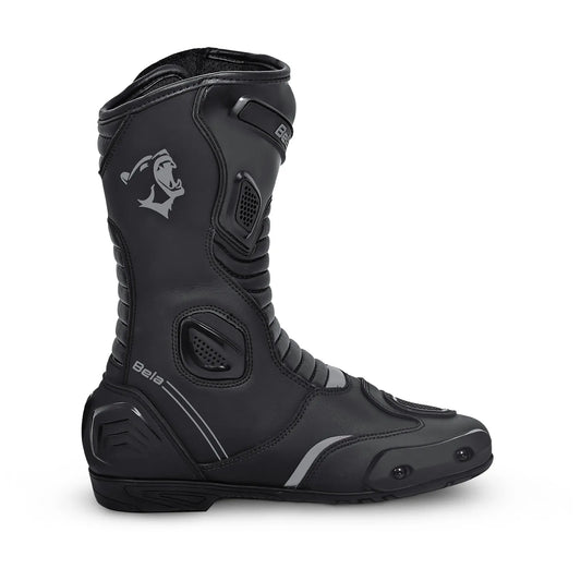 Bela Strip Black/Grey Sports Boots  – Yamoto.it