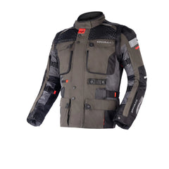 Bela Cross Road Extreme WP Giacca moto per uomo Nero / Antracite ( Maniche removibili ) 