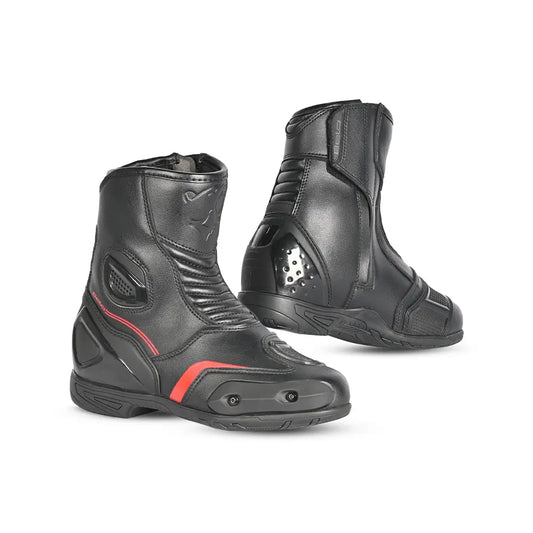 Bela Faster 2.0 Motociclo Stivale Da Corsa Nero Rosso 