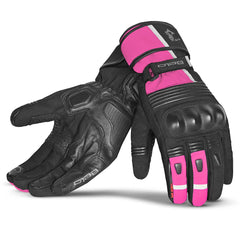 Bela Ice Winter WP Guanti Moto Donna Nero/Rosa 