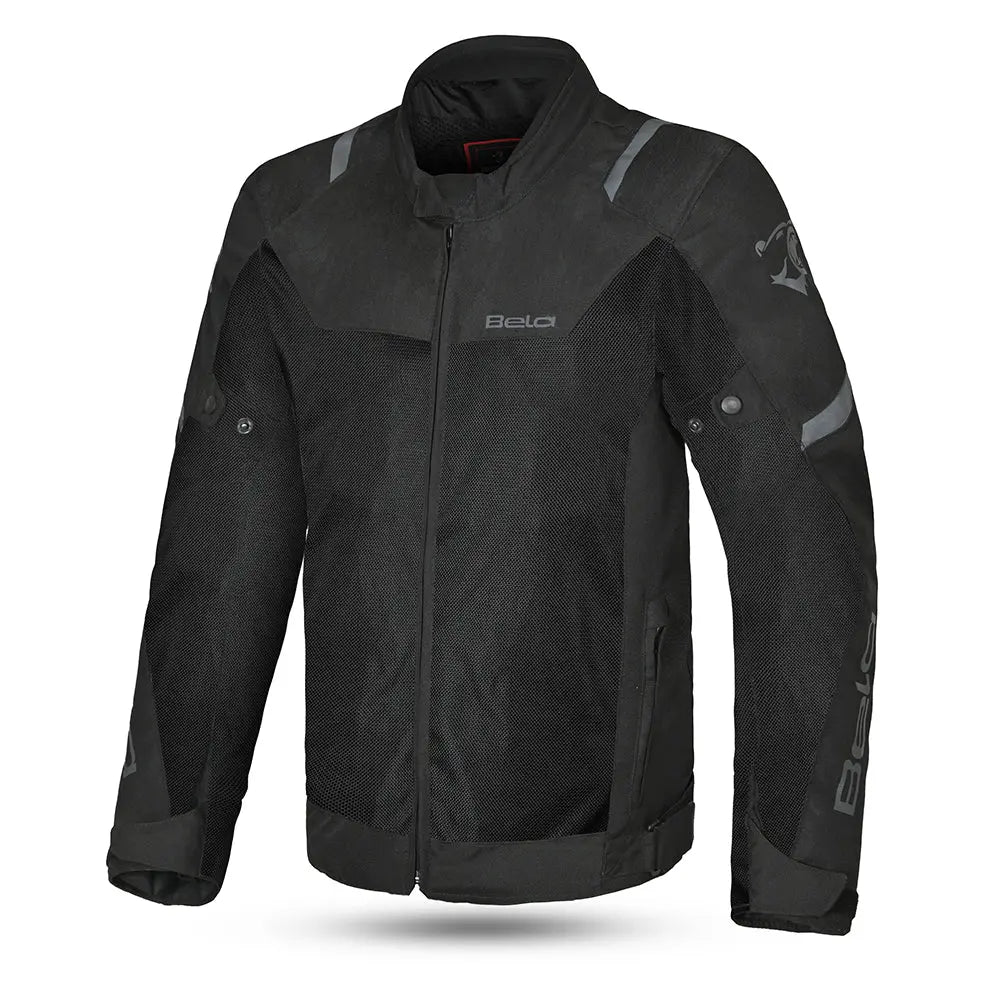 Bela Mesh Pro Estivo traforato  Uomo Nero in tessuto per moto frfont