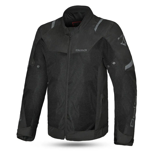 Bela Mesh Pro Estivo traforato  Uomo Nero in tessuto per moto frfont