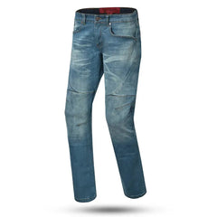 Bela Rocker Jeans Moto per Uomo Azzurro
