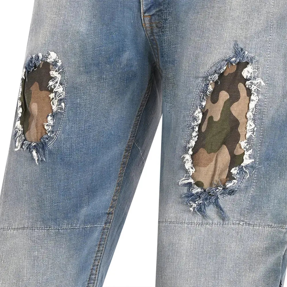 Bela Stone Azul camuffare jeans per Moto 