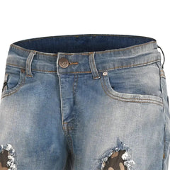 Bela Stone Azul camuffare jeans per Moto 