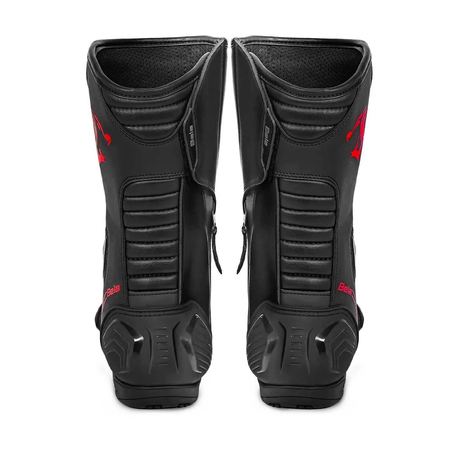 BELA STRIP STIVALI DONNA SPORTIVO NERO ROSSO 
