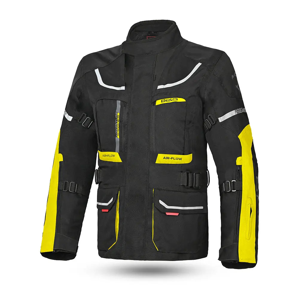 Bela Transformer Giacca Touring Nero / Giallo Fluor front
