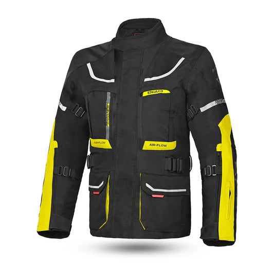 Bela Transformer Giacca Touring Nero / Giallo Fluor front