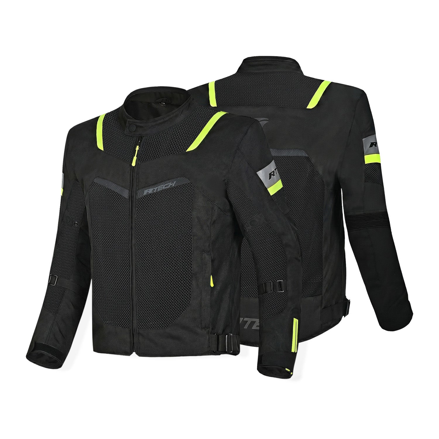 R-TECH SPIRAL GIACCA MOTO  GIALLO/NERO 