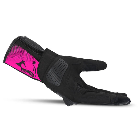 Guantes de moto Bela Twix para mujer - Negro/Rosa – Yamoto.it