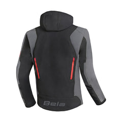 BELA FIRE FLY UOMO FELPA  NERO/ANTHRACITE/ROSSO 