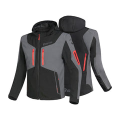 BELA FIRE FLY UOMO FELPA  NERO/ANTHRACITE/ROSSO 