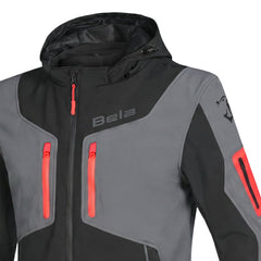 BELA FIRE FLY UOMO FELPA  NERO/ANTHRACITE/ROSSO 