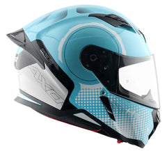 AXOR Helmets HUNTER SPEAR CASCHI INTEGRALE BLU 