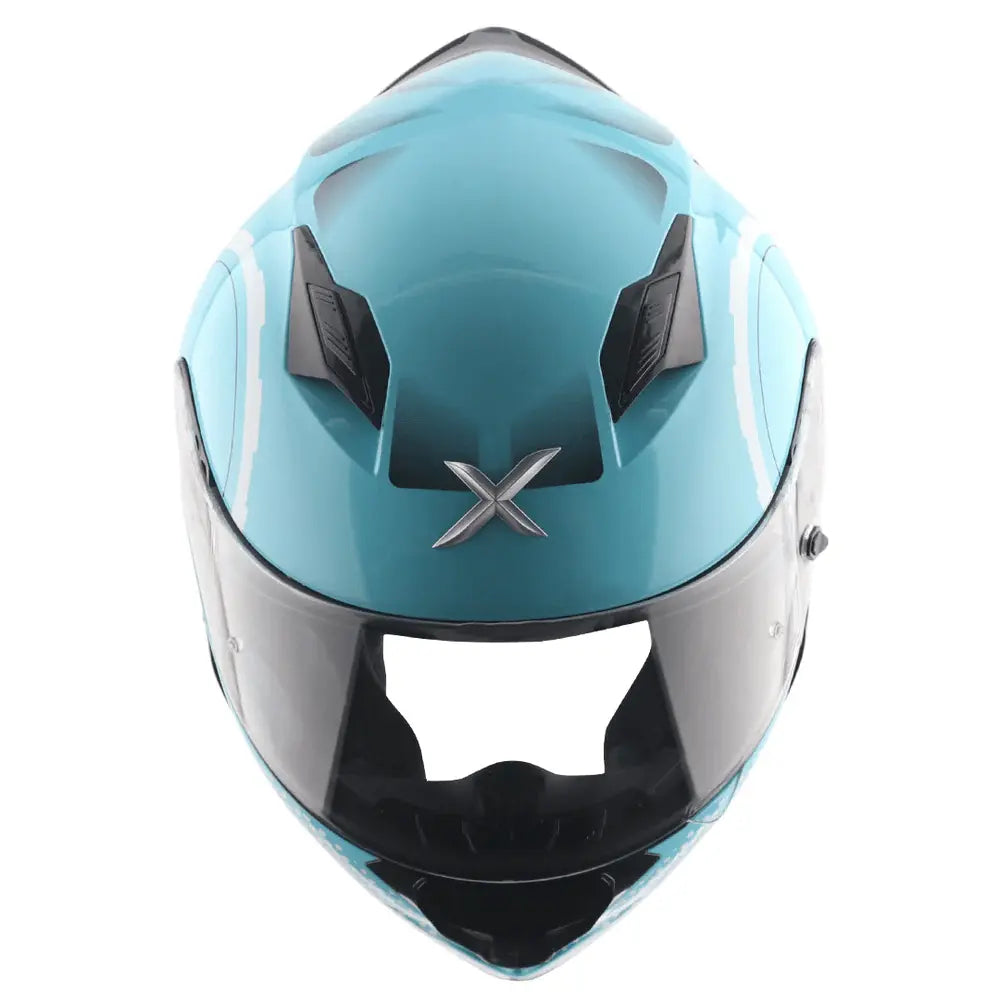 AXOR Helmets HUNTER SPEAR CASCHI INTEGRALE BLU 