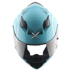 AXOR Helmets HUNTER SPEAR CASCHI INTEGRALE BLU 