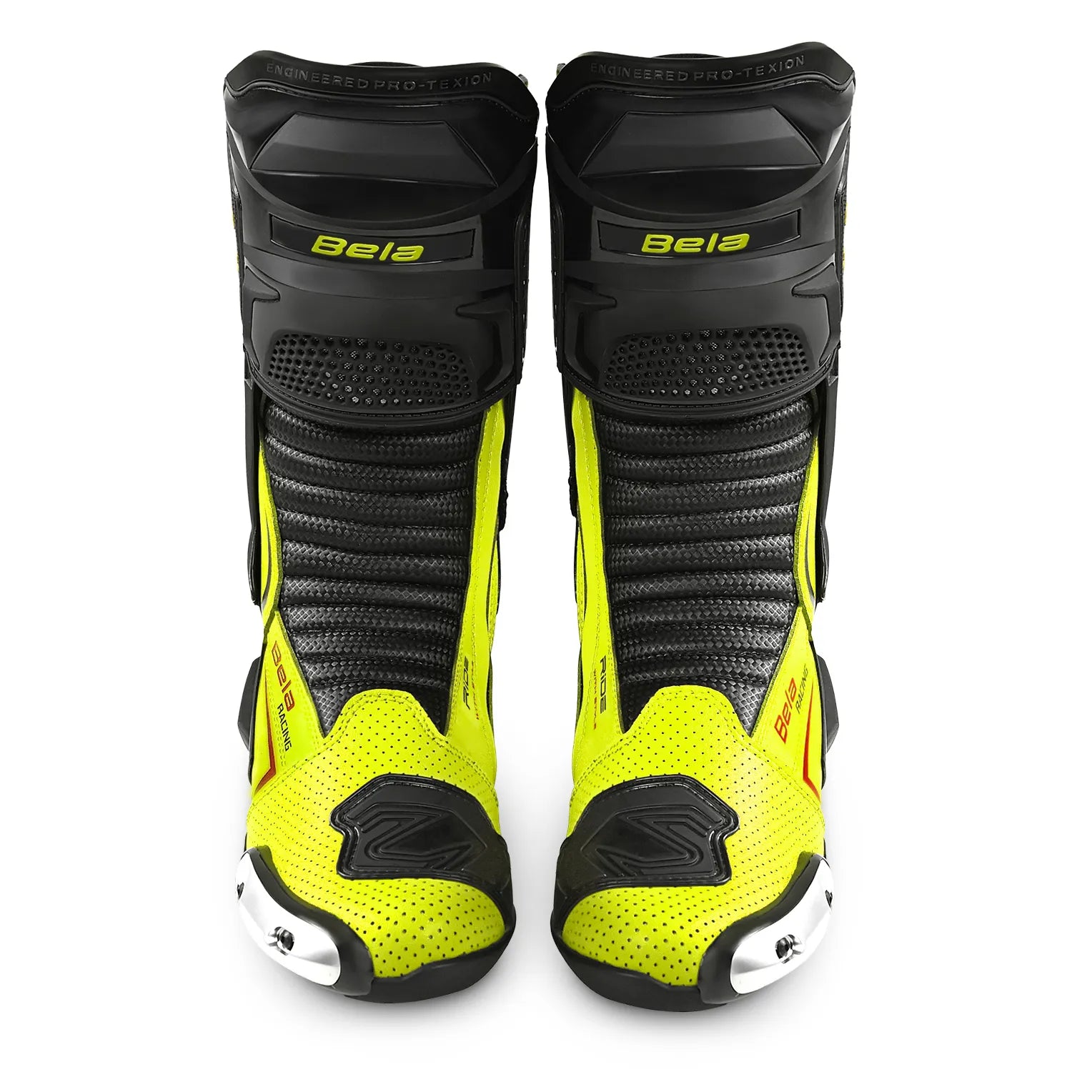 BELA SPEEDO 2.0 STIVALI DI MOTO NERO GAILLIO FLUOR 