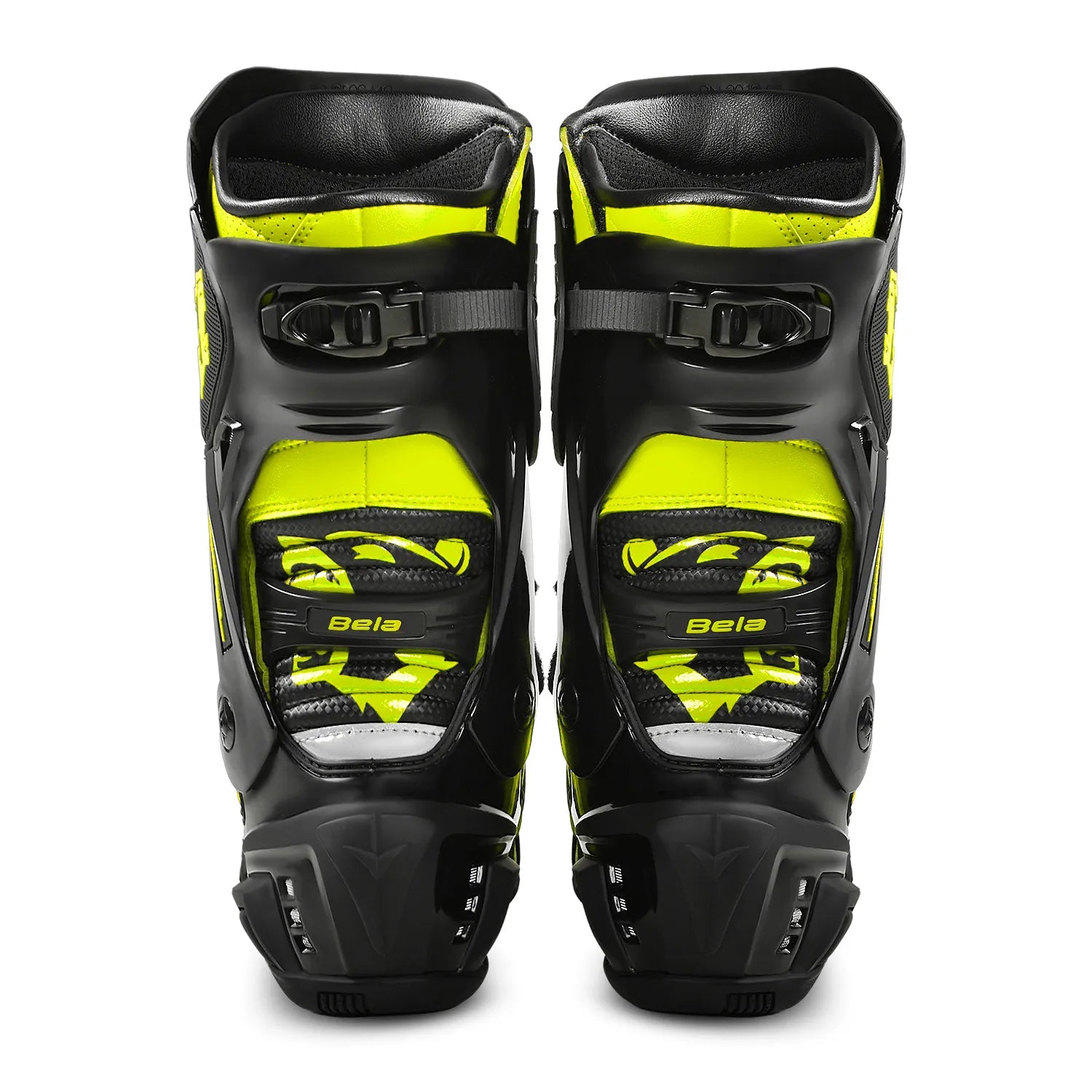 BELA SPEEDO 2.0 STIVALI DI MOTO NERO GAILLIO FLUOR 