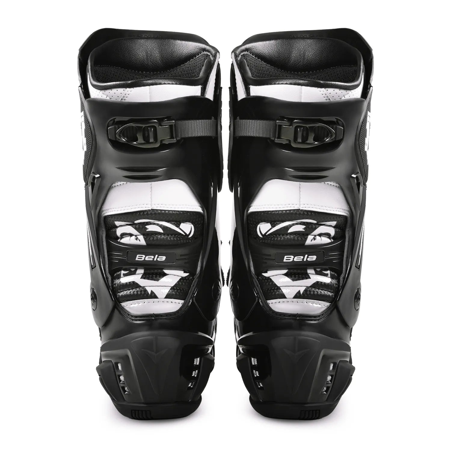 BELA SPEEDO 2.0 STIVALI DI MOTO BIANCO NERO BIANCO 