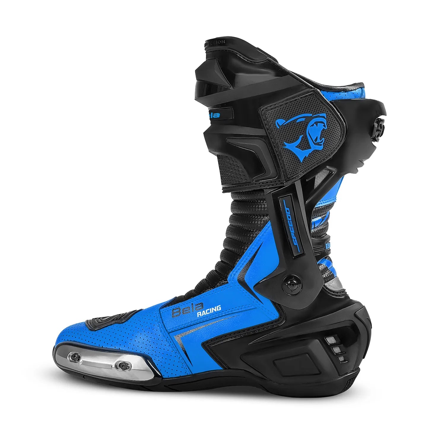 BELA SPEEDO 2.0 STIVALI DI MOTO NERO BLUE 