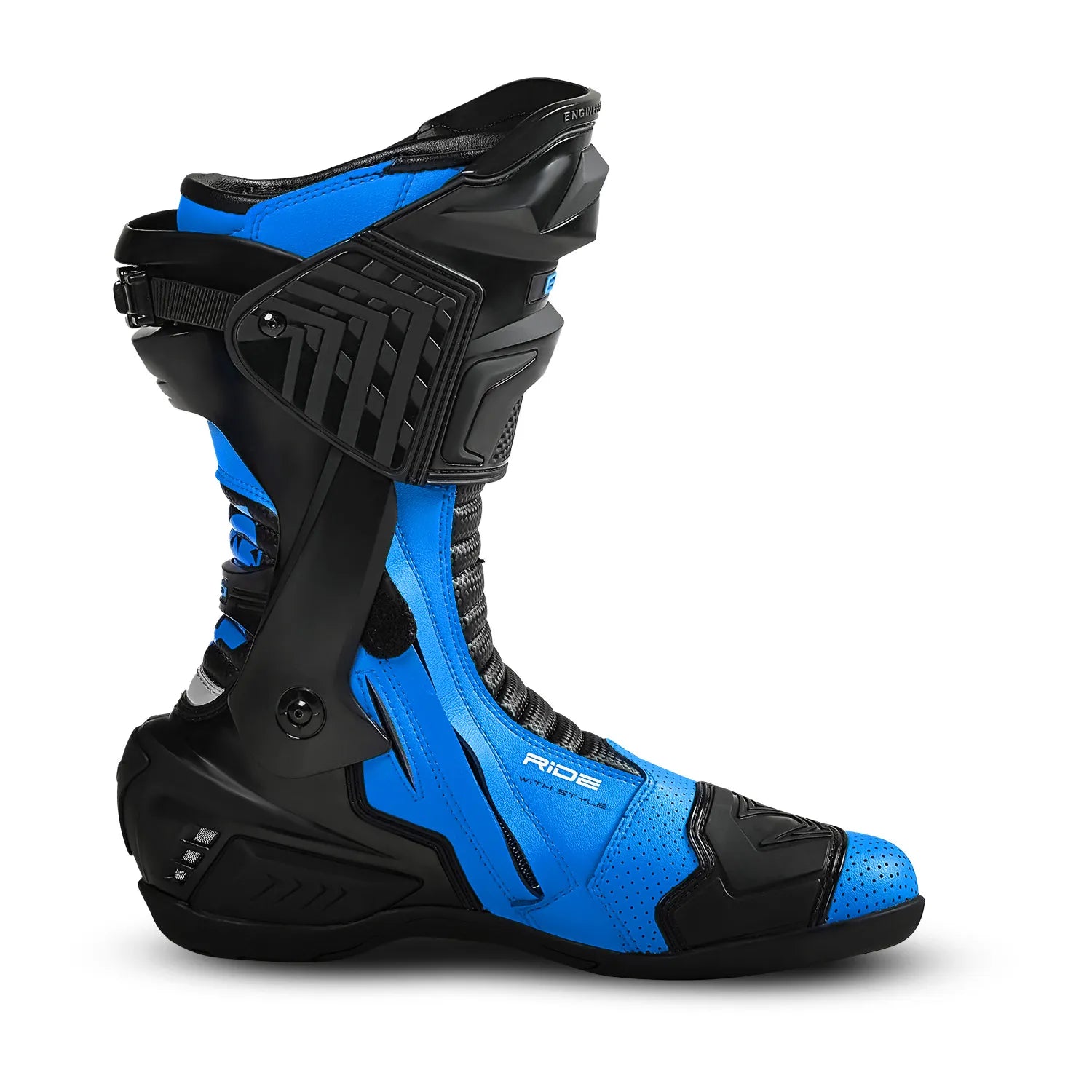 BELA SPEEDO 2.0 STIVALI DI MOTO NERO BLUE 