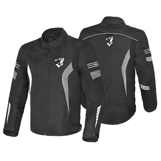Bela Bradley Grigio Giacca Tessile da Moto 