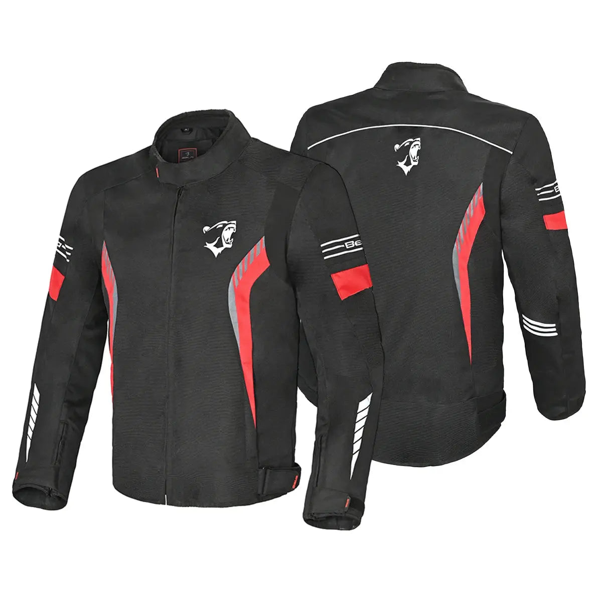 Bela Bradley Rosso Giacca Tessile da Moto 